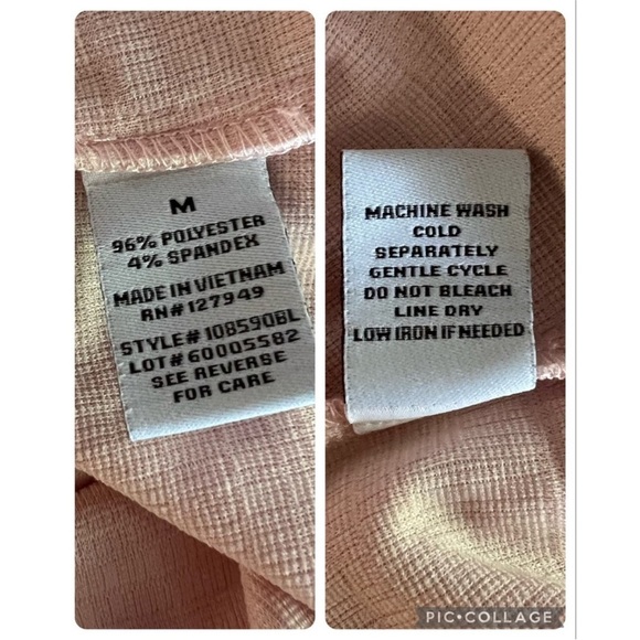 Emma and Michele pale pink dress with ruffle hem size medium - Picture 5 of 13